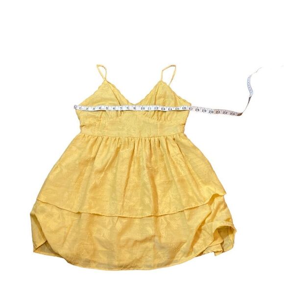 Wild Fable Gold Fit And Flare Tiered Dress, Size M, NWT - Picture 7 of 11